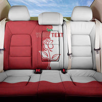 Personalized Rugby England Back Car Seat Cover Red Rose Champions