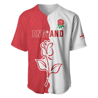 Personalized Rugby England Baseball Jersey Red Rose Champions