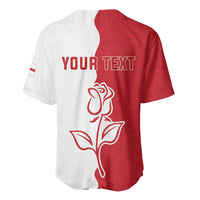 Personalized Rugby England Baseball Jersey Red Rose Champions