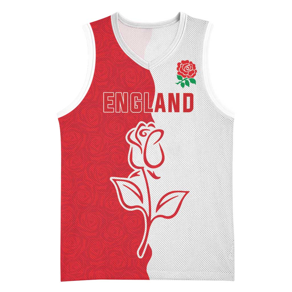 Personalized Rugby England Basketball Jersey Red Rose Champions