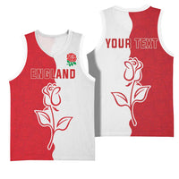 Personalized Rugby England Basketball Jersey Red Rose Champions