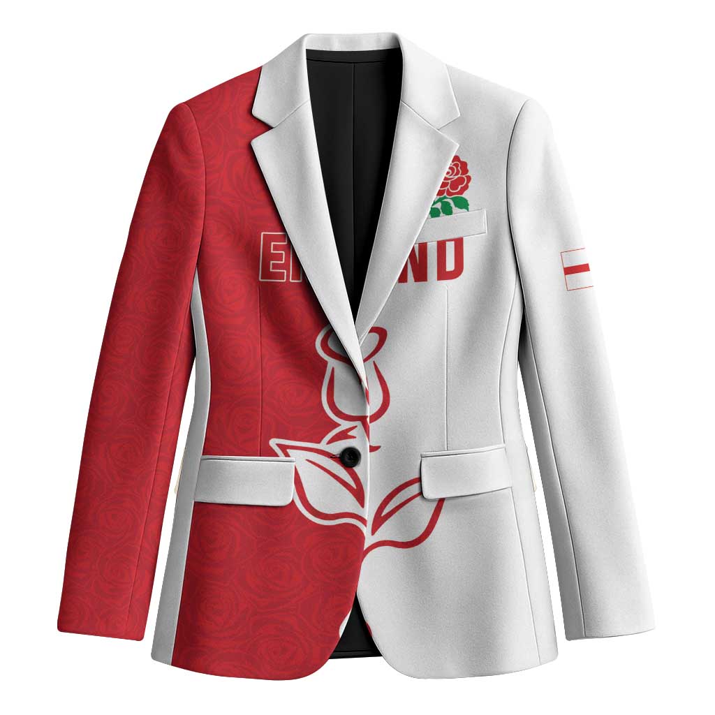 Personalized Rugby England Blazer Red Rose Champions