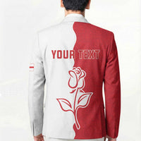 Personalized Rugby England Blazer Red Rose Champions