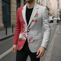 Personalized Rugby England Blazer Red Rose Champions