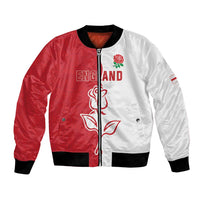 Personalized Rugby England Bomber Jacket Red Rose Champions