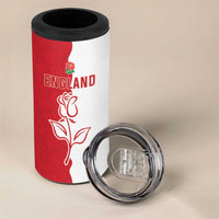 Personalized Rugby England 4 in 1 Can Cooler Tumbler Red Rose Champions