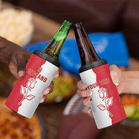 Personalized Rugby England 4 in 1 Can Cooler Tumbler Red Rose Champions