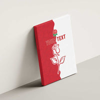 Personalized Rugby England Canvas Wall Art Red Rose Champions