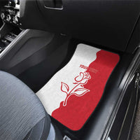 Personalized Rugby England Car Mats Red Rose Champions