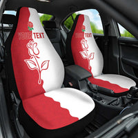 Personalized Rugby England Car Seat Cover Red Rose Champions