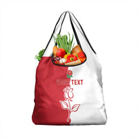 Personalized Rugby England Grocery Bag Red Rose Champions