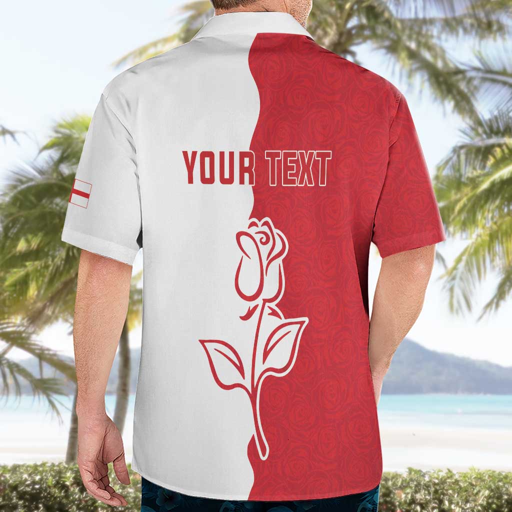 Personalized Rugby England Hawaiian Shirt Red Rose Champions