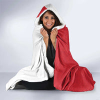 Personalized Rugby England Hooded Blanket Red Rose Champions