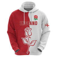 Personalized Rugby England Hoodie Red Rose Champions