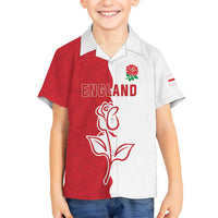 Personalized Rugby England Kid Hawaiian Shirt Red Rose Champions