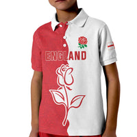 Personalized Rugby England Kid Polo Shirt Red Rose Champions