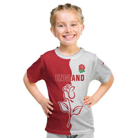 Personalized Rugby England Kid T Shirt Red Rose Champions