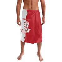Personalized Rugby England Lavalava Red Rose Champions