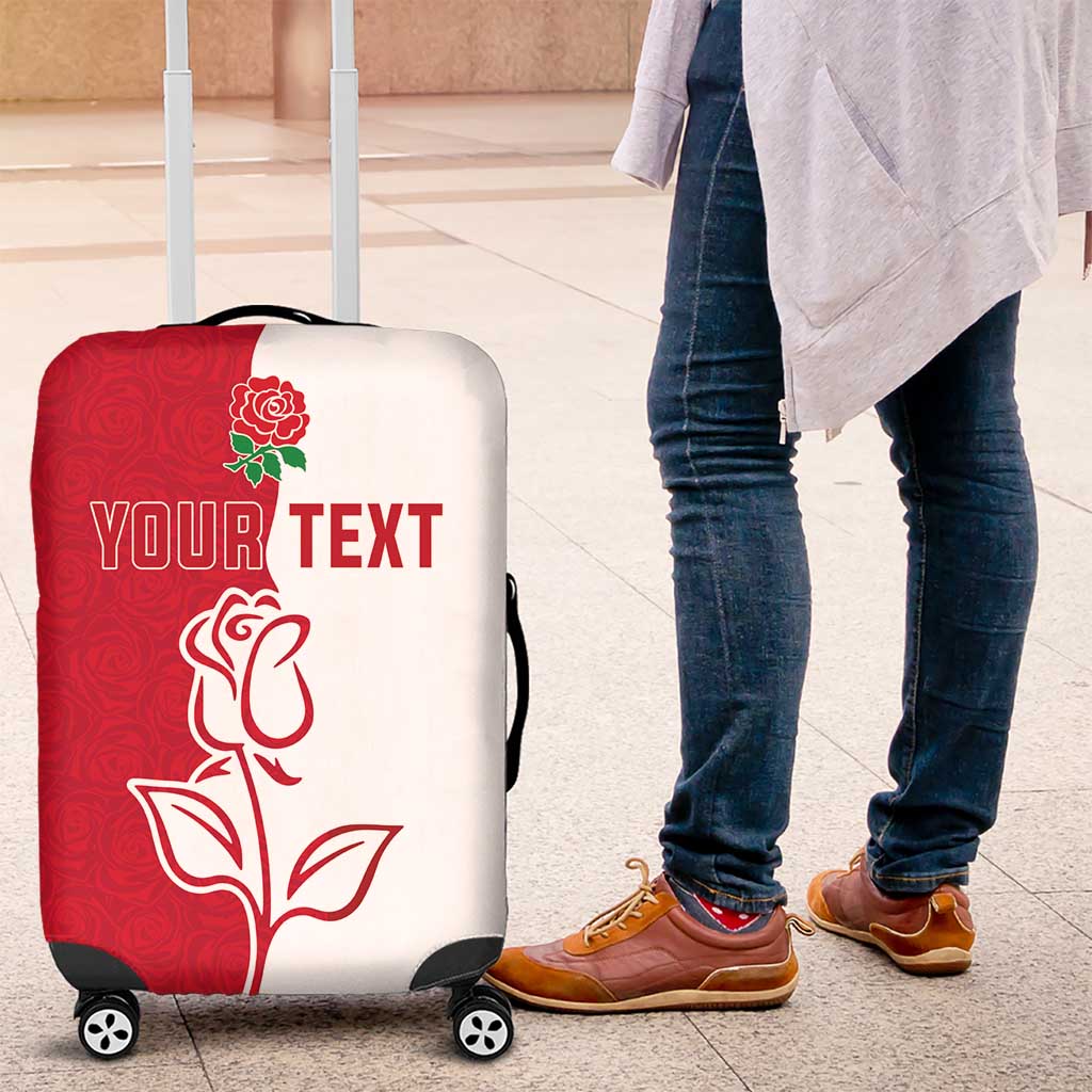 Personalized Rugby England Luggage Cover Red Rose Champions