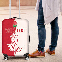 Personalized Rugby England Luggage Cover Red Rose Champions