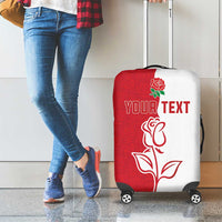 Personalized Rugby England Luggage Cover Red Rose Champions