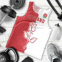 Personalized Rugby England Men Tank Top Red Rose Champions