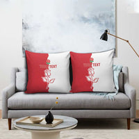 Personalized Rugby England Pillow Cover Red Rose Champions