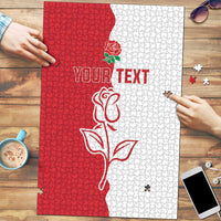 Personalized Rugby England Puzzle Red Rose Champions