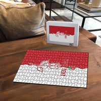 Personalized Rugby England Puzzle Red Rose Champions