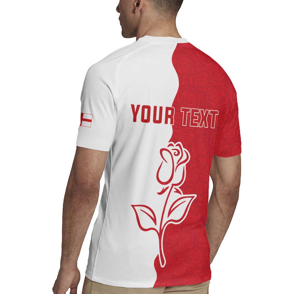 Personalized Rugby England Rugby Jersey Red Rose Champions