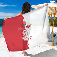 Personalized Rugby England Sarong Red Rose Champions
