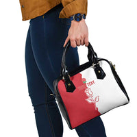Personalized Rugby England Shoulder Handbag Red Rose Champions