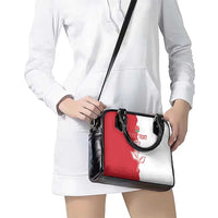 Personalized Rugby England Shoulder Handbag Red Rose Champions