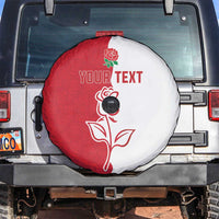 Personalized Rugby England Spare Tire Cover Red Rose Champions