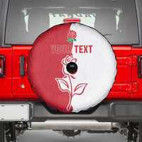 Personalized Rugby England Spare Tire Cover Red Rose Champions