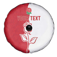 Personalized Rugby England Spare Tire Cover Red Rose Champions