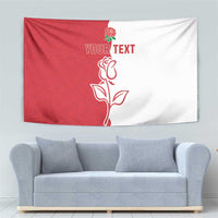 Personalized Rugby England Tapestry Red Rose Champions