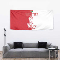 Personalized Rugby England Tapestry Red Rose Champions