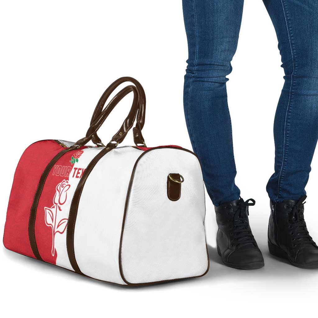 Personalized Rugby England Travel Bag Red Rose Champions