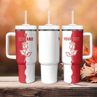 Personalized Rugby England Tumbler With Handle Red Rose Champions