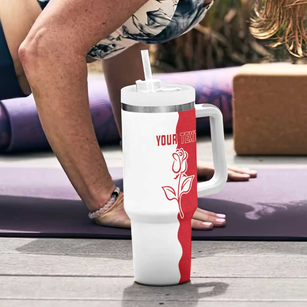 Personalized Rugby England Tumbler With Handle Red Rose Champions