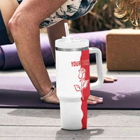 Personalized Rugby England Tumbler With Handle Red Rose Champions