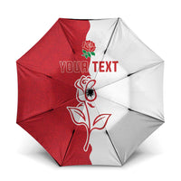 Personalized Rugby England Umbrella Red Rose Champions