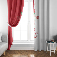 Personalized Rugby England Window Curtain Red Rose Champions