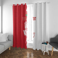 Personalized Rugby England Window Curtain Red Rose Champions