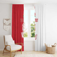 Personalized Rugby England Window Curtain Red Rose Champions
