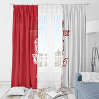 Personalized Rugby England Window Curtain Red Rose Champions