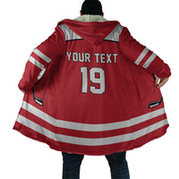 Austria Ice Hockey Custom Cloak Austrian Eagle Shield Red Version
