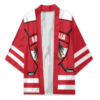 Austria Ice Hockey Custom Kimono Austrian Eagle Shield Red Version