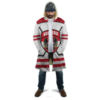 Austria Ice Hockey Custom Cloak Austrian Eagle Shield White Version